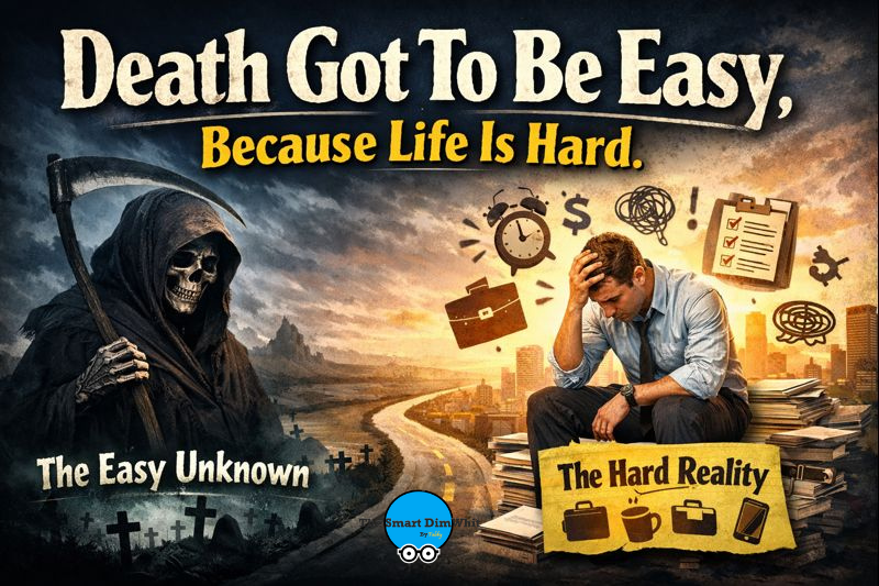 Death Got To Be Easy, Because Life Is Hard